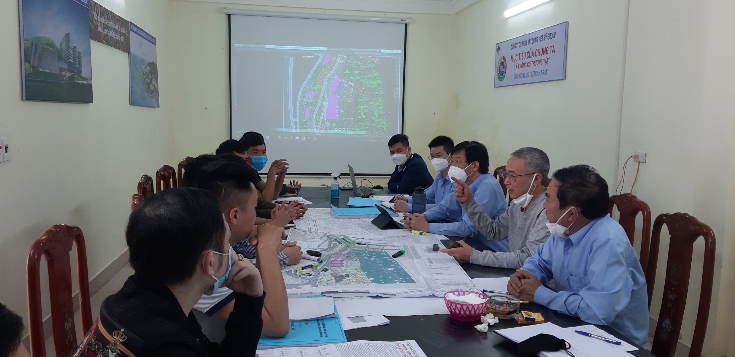 Chủ tịch Tập đoàn đi kiểm tra tiến độ dự án tại Khu kinh tế Nghi Sơn