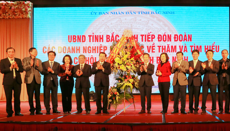 Lãnh đạo tỉnh Bắc Ninh tiếp đón 100 doanh nghiệp Hàn Quốc