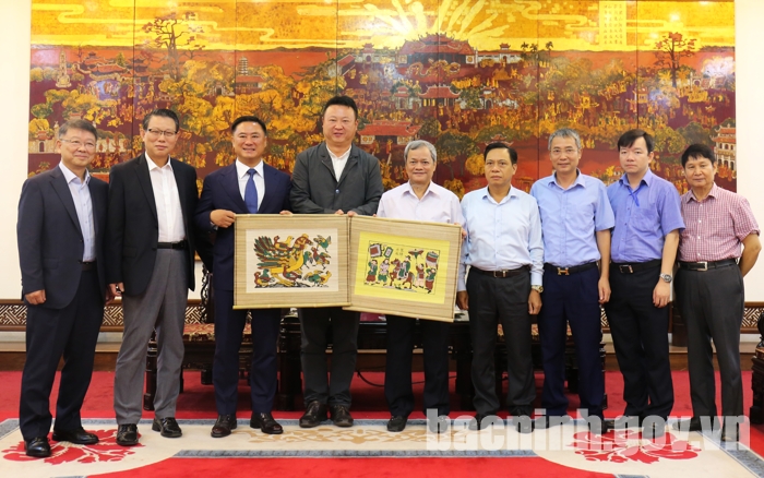 Chủ tịch UBND tỉnh Bắc Ninh tiếp và làm việc với Đoàn doanh nghiệp Hàn Quốc