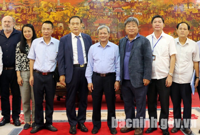Chủ tịch UBND tỉnh Nguyễn Tử Quỳnh tiếp và làm việc với Đoàn doanh nghiệp Hàn Quốc