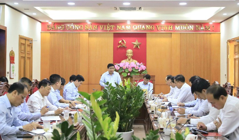 Bộ trưởng Bộ Kế hoạch và Đầu tư Nguyễn Chí Dũng làm việc tại Lào Cai