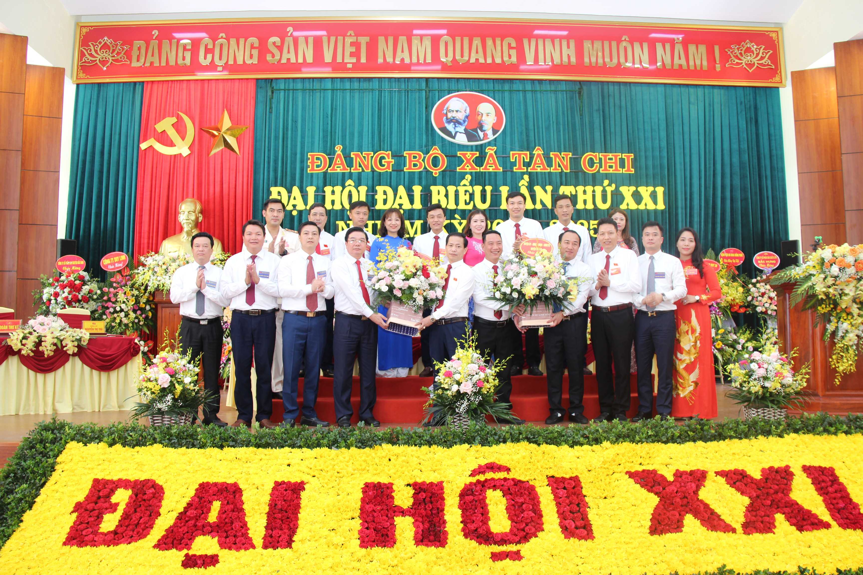 Đại hội đại biểu Đảng bộ xã Tân Chi lần thứ XXI, nhiệm kỳ 2020 - 2025